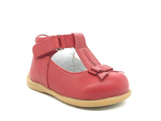 Nubebe Clothing / Footwear 21 (5.5) Nubebe First Step Red Leather Shoes