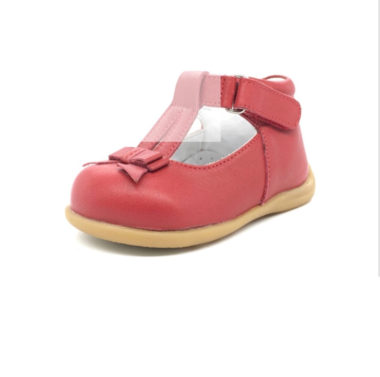 Nubebe Clothing / Footwear 21 (5.5) Nubebe First Step Red Leather Shoes