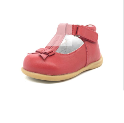 Nubebe Clothing / Footwear 21 (5.5) Nubebe First Step Red Leather Shoes