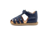 Nubebe Clothing / Footwear 21 (5) Nubebe Leather Summer Sandals, Navy