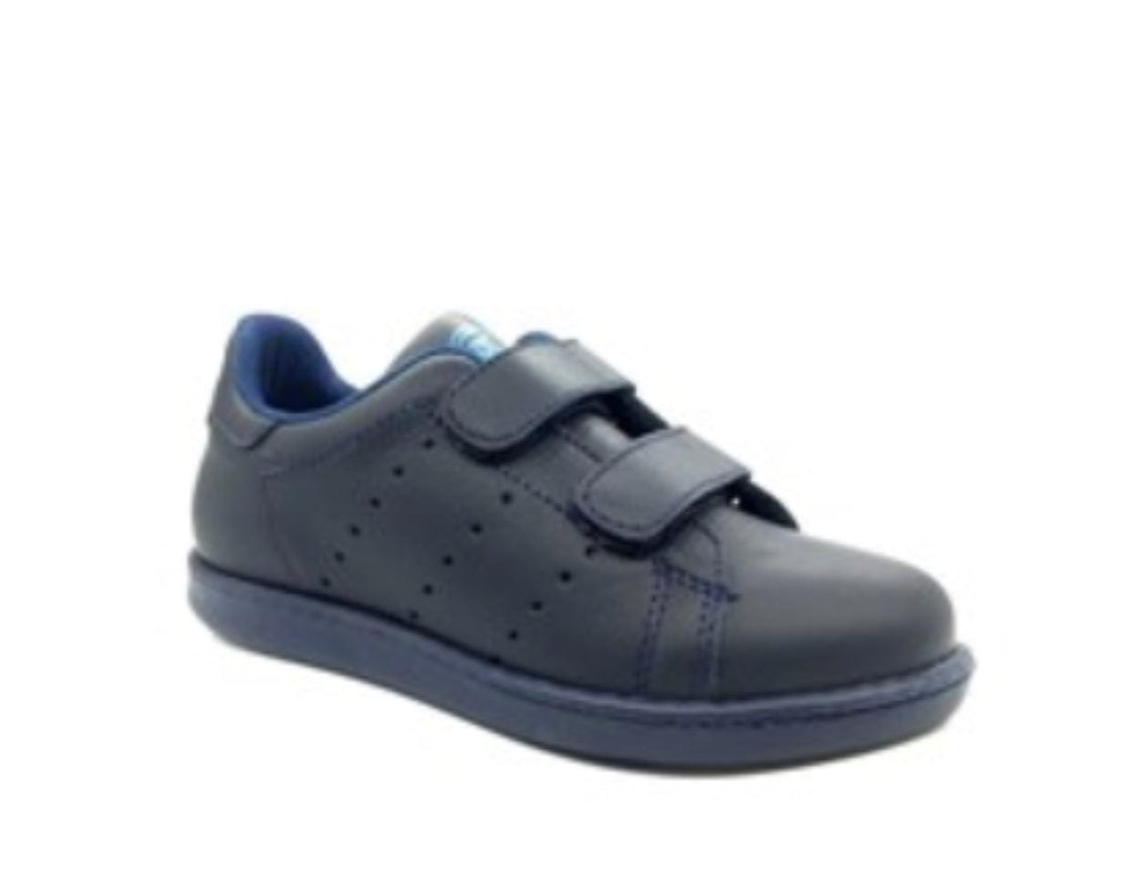 Nubebe Clothing / Footwear 26 (9) Nubebe Leather Kids Velcro Sneaker, Navy