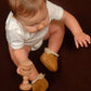 Nui Clothing / Footwear Kina Infant Booties Natural