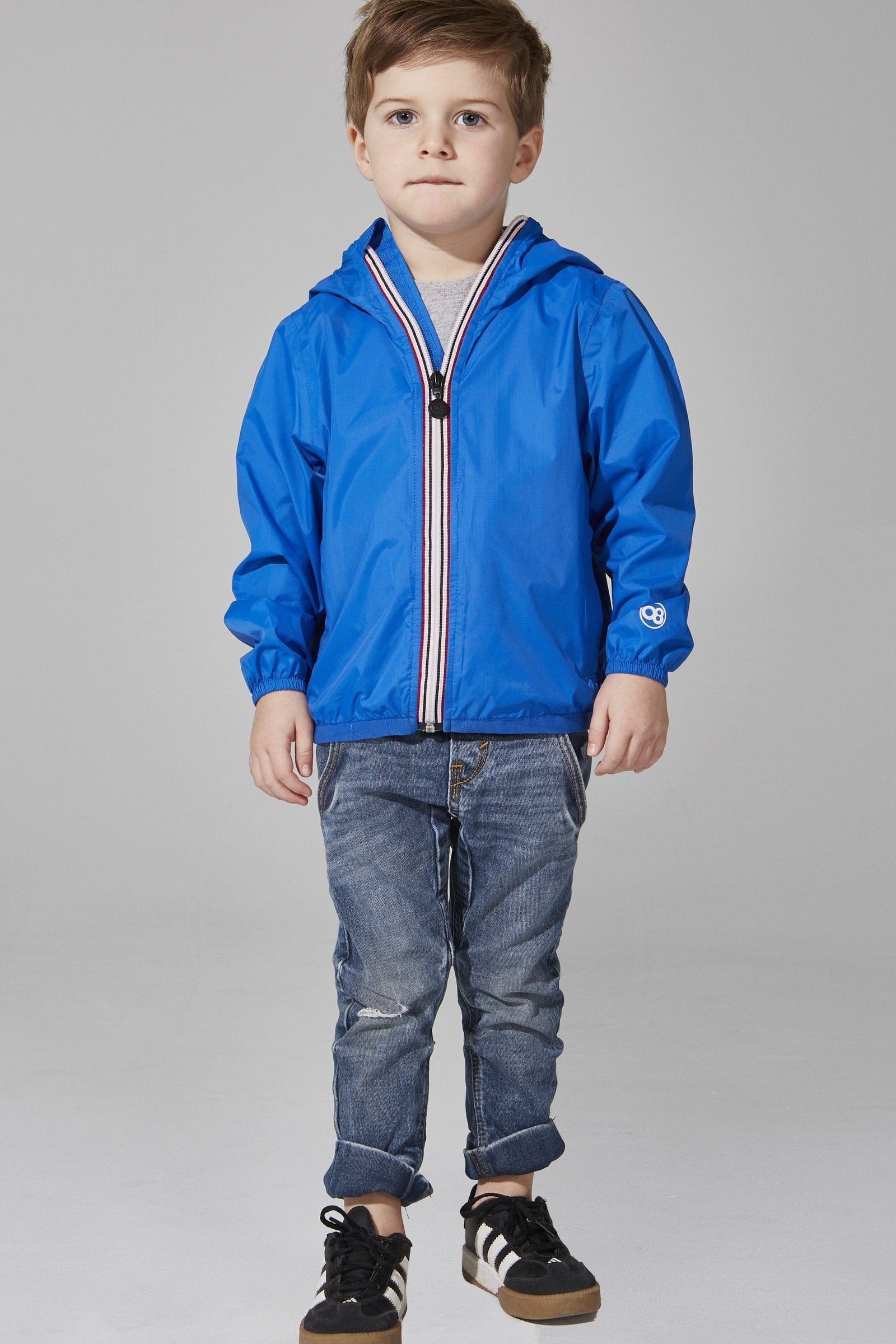 o8 Lifestyle Clothing / Outerwear 12M / Royal Blue O8 Lifestyle Packable Rain Jacket