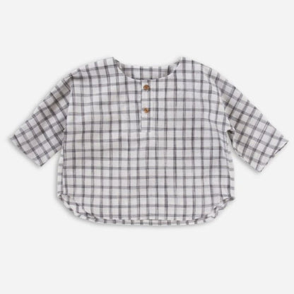 Olivier Baby London Clothing / Tops 3-4Y Monty Shirt, Check Pattern