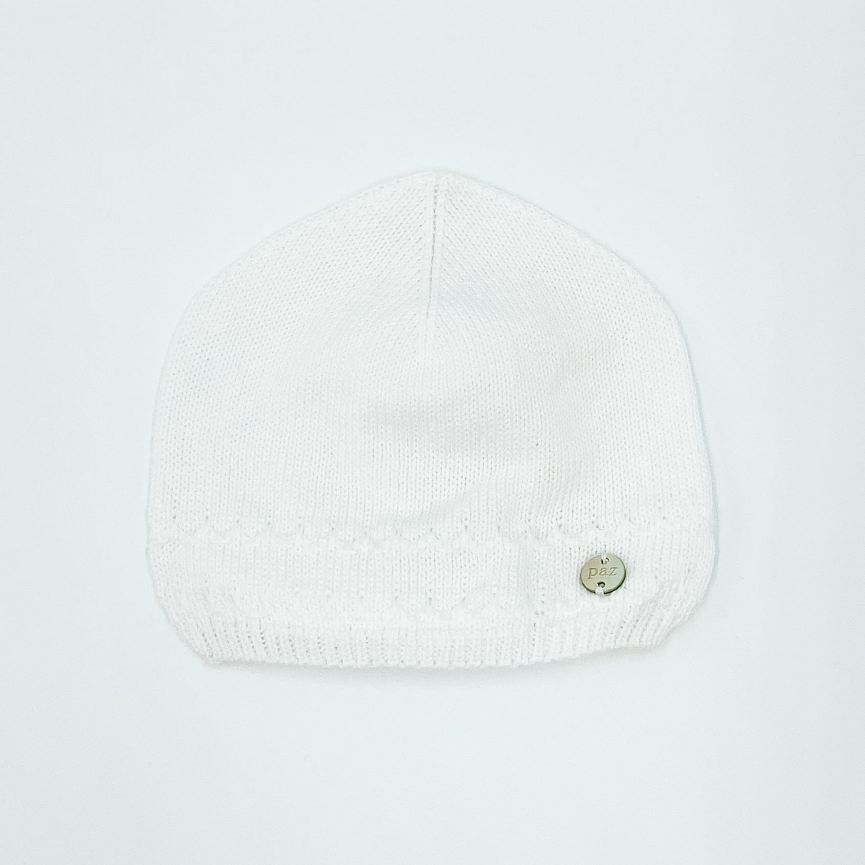 PAZ Rodriguez Headwear White knit hat