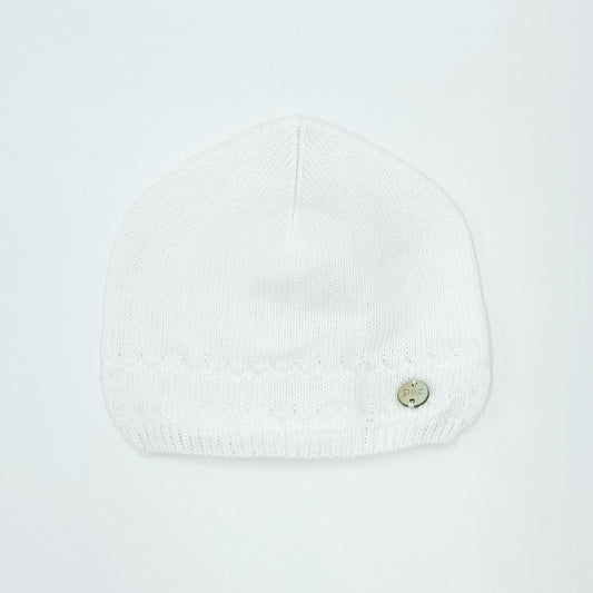 PAZ Rodriguez Headwear White knit hat