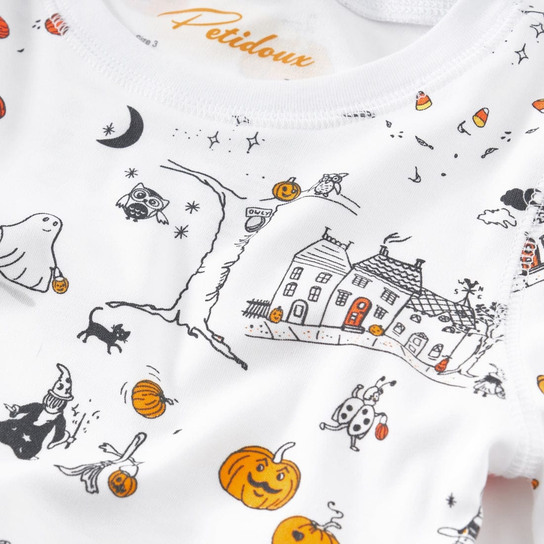 Petidoux Clothing / PJs 2Y Trick or Treat Town Long Sleeve Pjs