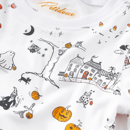 Petidoux Clothing / PJs 2Y Trick or Treat Town Long Sleeve Pjs