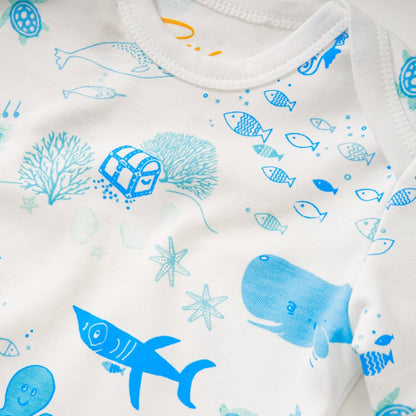 Petidoux Clothing / PJs 6-9M Petidoux Under the Sea Romper