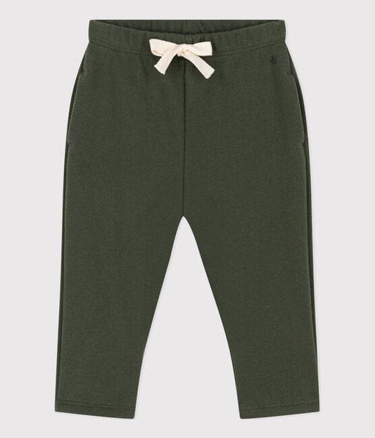 Petit Bateau Clothing / Bottoms 12M Baby Green Fleece Pants