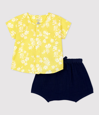 Petit Bateau Clothing / Bottoms 3M Summer Print 2-Piece Set