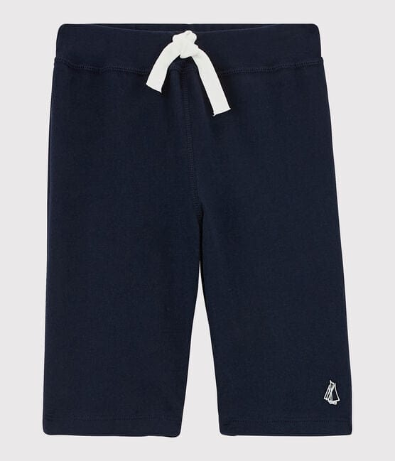 Petit Bateau Clothing / Bottoms 3Y Navy Jersey Bermuda Shorts