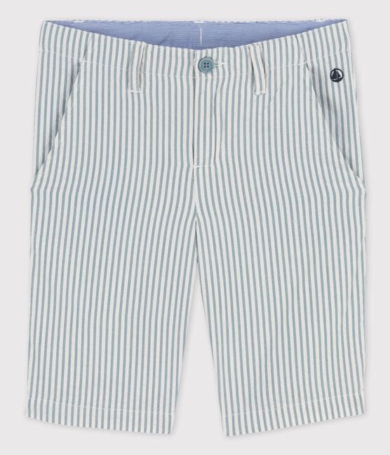 Petit Bateau Clothing / Bottoms 4Y Seersucker Bermuda Shorts