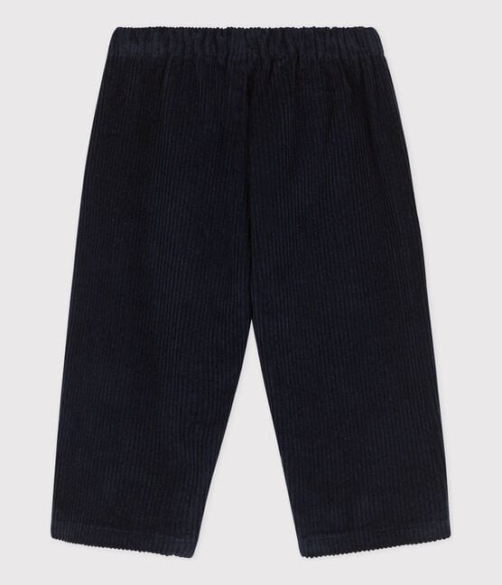 Petit Bateau Clothing / Bottoms 6M Baby Wide Leg Corduroy Pants - Navy