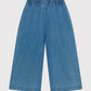 Petit Bateau Clothing / Bottoms Light Denim Wide-Leg Pants