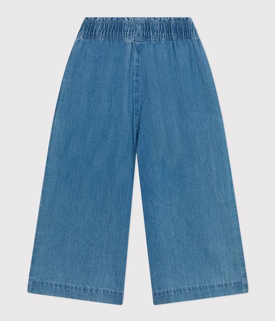 Petit Bateau Clothing / Bottoms Light Denim Wide-Leg Pants