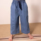 Petit Bateau Clothing / Bottoms Light Denim Wide-Leg Pants