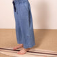 Petit Bateau Clothing / Bottoms Light Denim Wide-Leg Pants