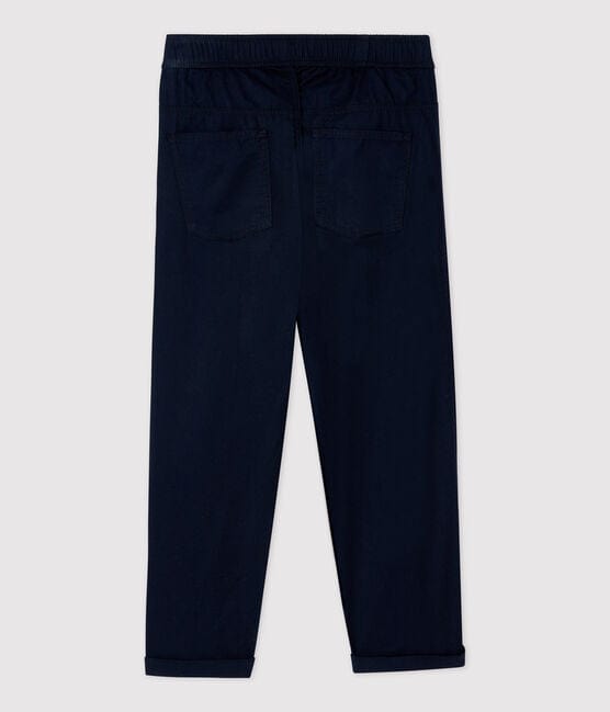 Petit Bateau Clothing / Bottoms Navy Cotton Serge Pants