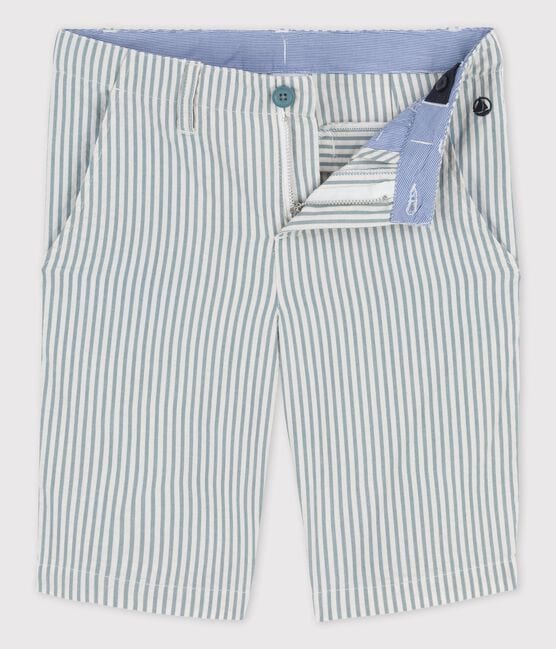 Petit Bateau Clothing / Bottoms Seersucker Bermuda Shorts