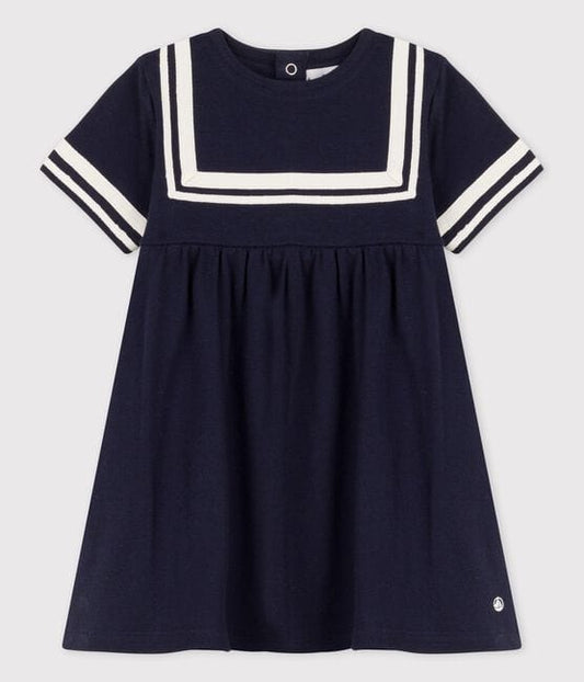 Petit Bateau Clothing / Dresses 3M Baby Organic Cotton Sailor Dress