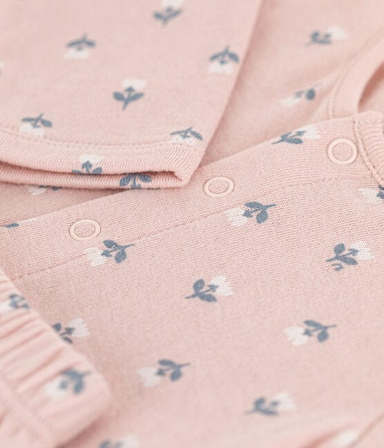 Petit Bateau Clothing / Newborn Set Baby 2-Piece Set - Floral Print