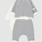 Petit Bateau Clothing / Newborn Set Baby 3-Piece Set - Navy Stripe