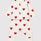 Petit Bateau Clothing / Newborn Set Baby 3-Piece Set - Red Heart