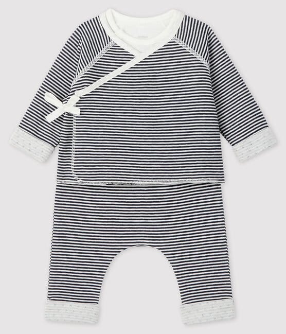 Petit Bateau Clothing / Newborn Set Baby 3-Piece Striped Set