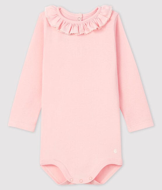 Petit Bateau Clothing / Onesies 3M Baby Collared Long-sleeved Onesie