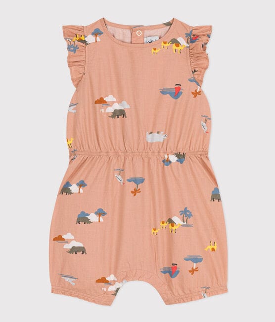 Petit Bateau Clothing / Onesies 3M Baby Printed Poplin Jumpsuit