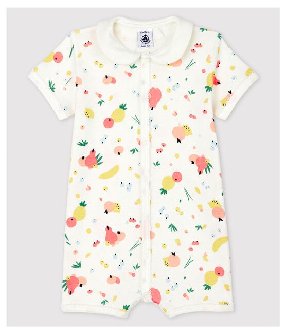 Petit Bateau Clothing / Onesies 6M Baby Fruit Pattern Cotton One-piece