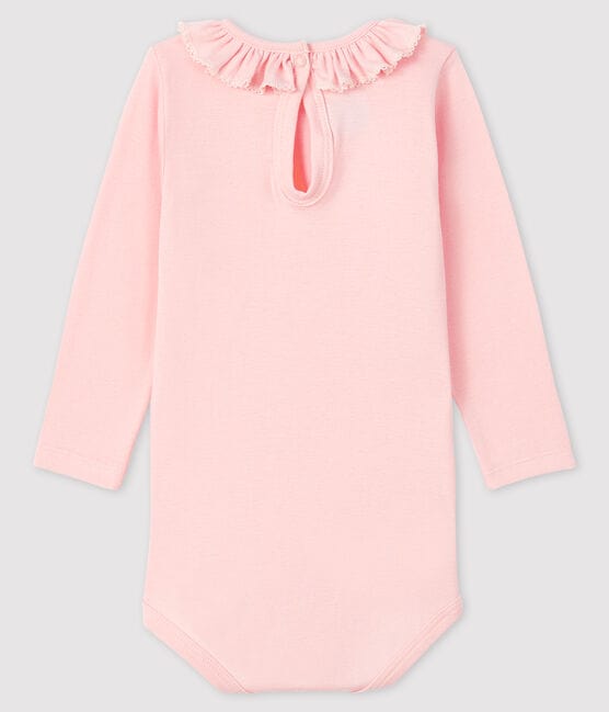 Petit Bateau Clothing / Onesies Baby Collared Long-sleeved Onesie