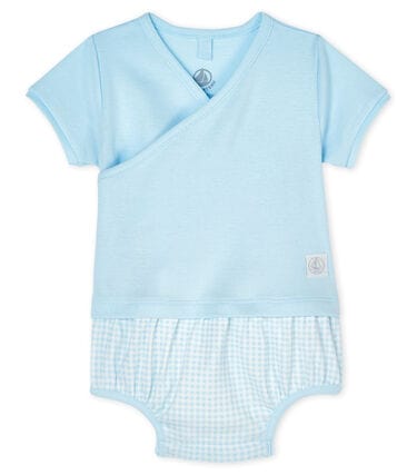 Petit Bateau Clothing / Onesies Blue / 1M Baby One-Piece