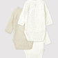 Petit Bateau Clothing / Onesies Long Sleeve Organic Cotton Onesies - 3 Pack