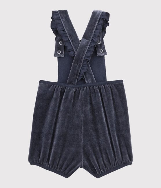 Petit Bateau Clothing / Onesies Navy Velvet Overalls