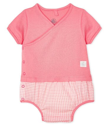 Petit Bateau Clothing / Onesies Pink / 1M Baby One-Piece