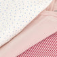 Petit Bateau Clothing / Onesies Short-Sleeved Organic Cotton Pink Pack - 3 Onesies