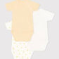 Petit Bateau Clothing / Onesies Short-Sleeved Sun Onesies - 3-Pack