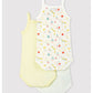 Petit Bateau Clothing / Onesies Springtime Organic Cotton Onesies with Straps - 3-Pack