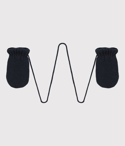 Petit Bateau Clothing / Outwear Accessories T1 (3/6M) Petit Bateau Baby Knit Mittens