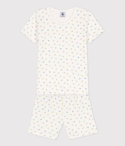 Petit Bateau Clothing / PJs 2Y Floral Snugfit Short Pyjamas