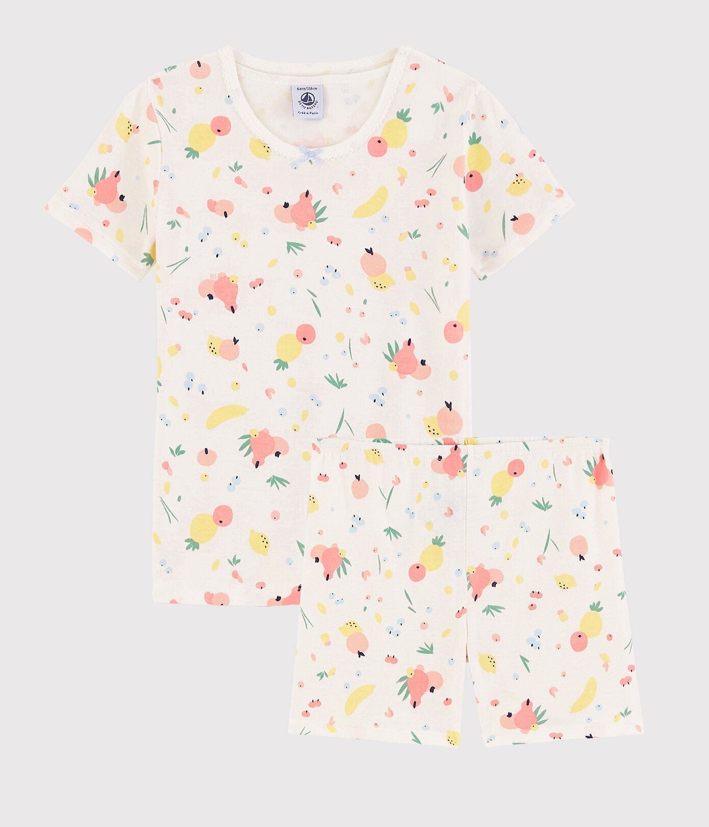 Petit Bateau Clothing / PJs 2Y Summer Fruit Pattern PJs