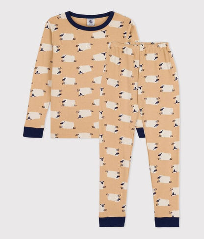 Petit Bateau Clothing / PJs 3Y Snugfit Cotton Pyjamas - Flying Sheep