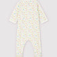 Petit Bateau Clothing / PJs / Footed Sleepers 3M Floral Organic Cotton Sleeper