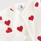 Petit Bateau Clothing / PJs / Footed Sleepers Baby Red Heart Sleeper - Footless