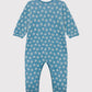 Petit Bateau Clothing / PJs / Footed Sleepers Organic Cotton Floral Velour Sleeper