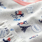 Petit Bateau Clothing / PJs Snugfit Grey Paris Print Organic Cotton Pyjamas