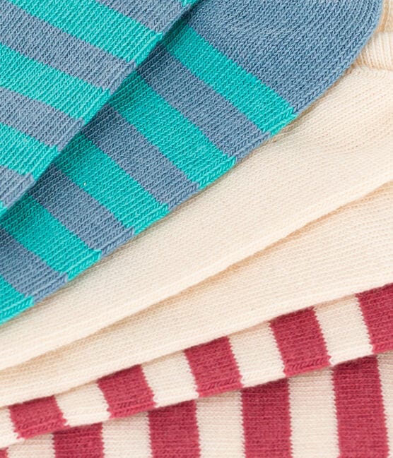 Petit Bateau Clothing / Socks Cotton Jersey Striped Socks - 3-Pack