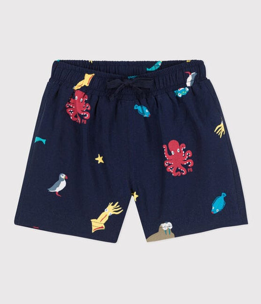 Petit Bateau Clothing / Swimwear 6M Baby Printed Recycled Swim Shorts